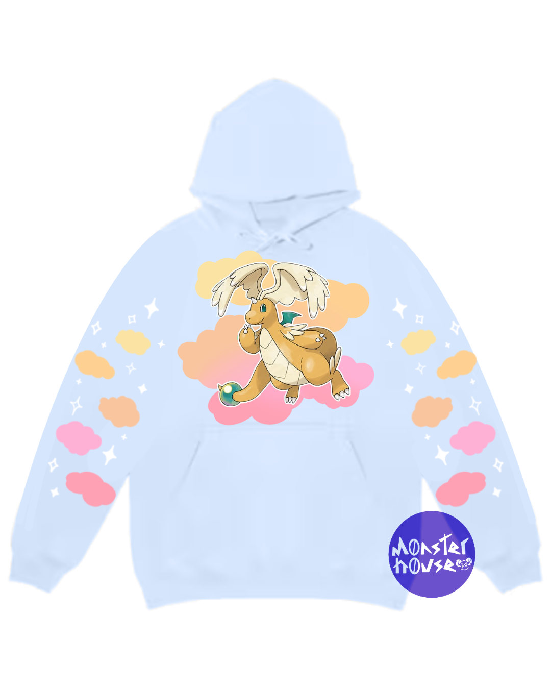 Cloudy dragon hoodie